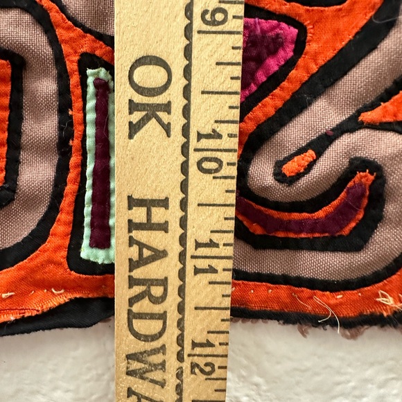 Kuna Indian Mola Textile Panama Latin America Applique Vintage Authentic - Picture 6 of 7